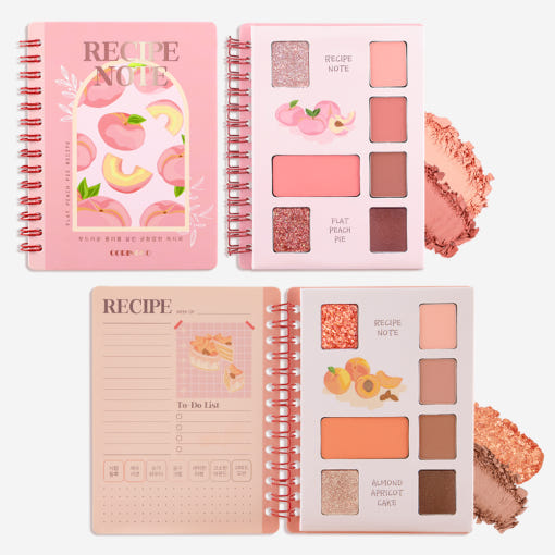 CORINGCO Recipe Note Eyeshadow Palette 10g (2 Types)