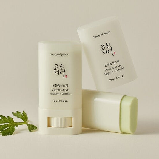 [Beauty of Joseon] Matte sun stick : Mugwort + Camelia 18g (SPF50+ PA++++) X 2EA [DOUBLE SET]