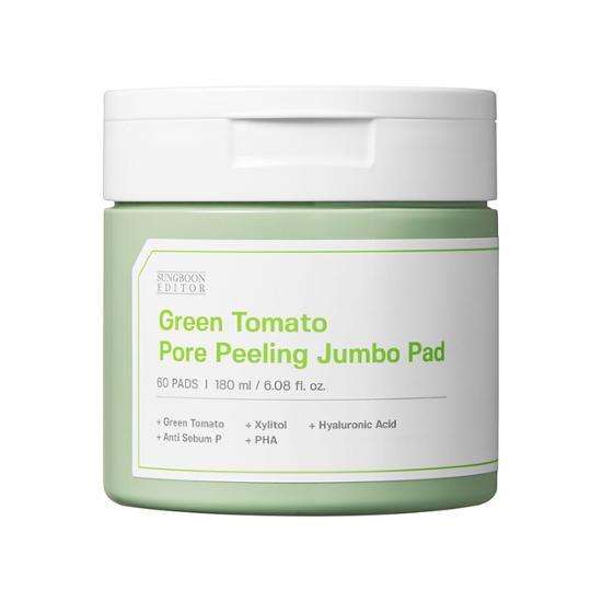 SUNGBOON EDITOR Green Tomato Pore Peeling Jumbo Pad 180ml/60pads